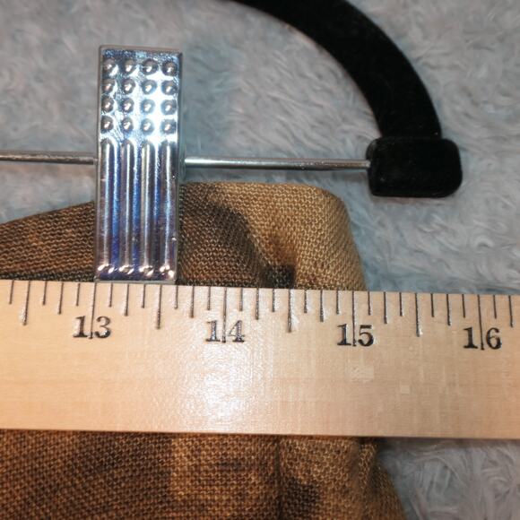 Lauren Ralph Lauren Midi Skirt Women 6 Brown 100% Linen Full Artsy Abstract Boho - Picture 6 of 9